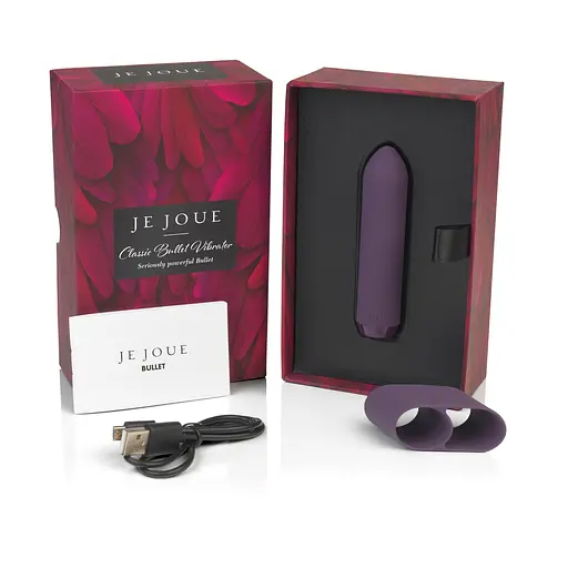 Вібратор для клітора Je Joue Classic Bullet 8.9 см фіолетовий - фото 7