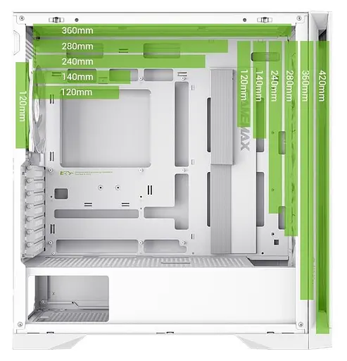 Корпус GameMax LEADER 2 WH (9101-0900R0002) - фото 8