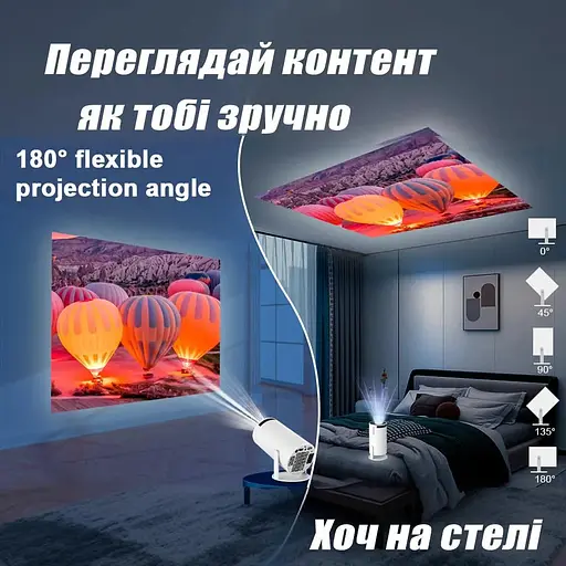 Проектор Magcubic HY300 Pro портативний смарт LED міні Android - фото 4