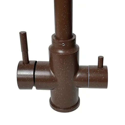 Смеситель для кухни под фильтр Adamant SA-021 коричневый 0215, Коричневый - фото 4