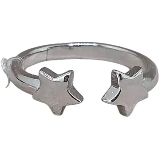 Серебряное незамкнутое кольцо Qvaliz Звезды. 90101192 14,5