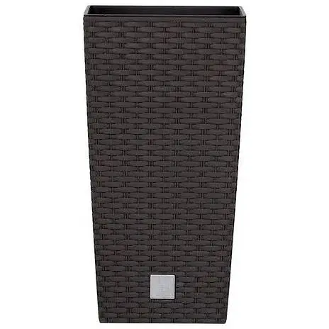 Горшок с кашпо для растений Prosperplast Rato square - коричневый, 8/16,3 л