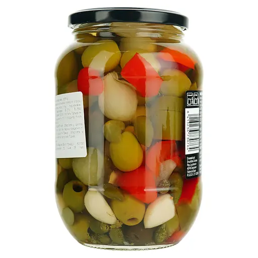 Оливки Corbi Коктейль с каперсами 835 г - фото 2