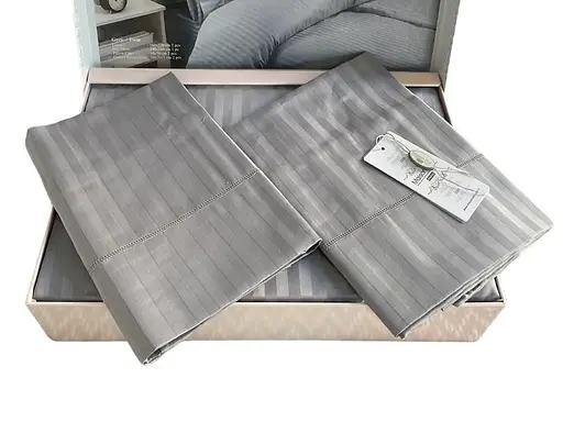 Постільна білизна Rails Grey Сатин Преміум Maison D'or pbe0050981 - фото 2