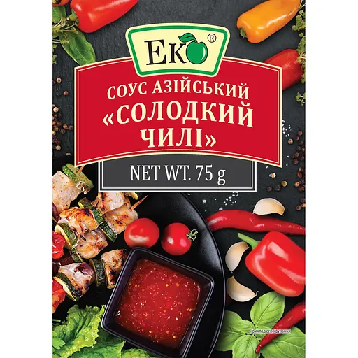 Соус Эко Азиатский Сладкий чили 75 г