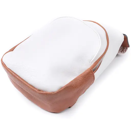 Женская сумка Vintage через плечо из экокожи с акцентом на текстильную лямку 15х25х5 см sum0026967 - фото 5