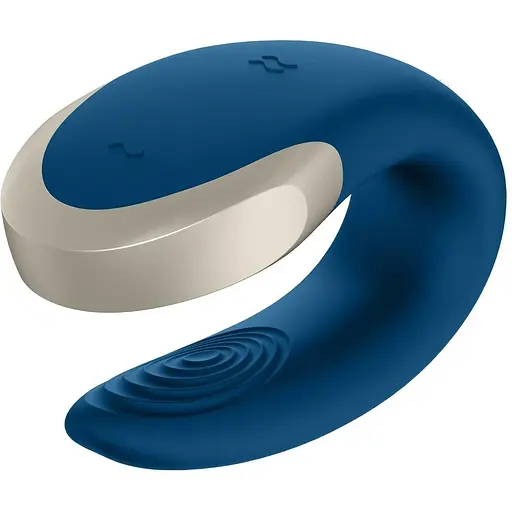 Смарт-вібратор для пар Satisfyer Double Love Синій - фото 5