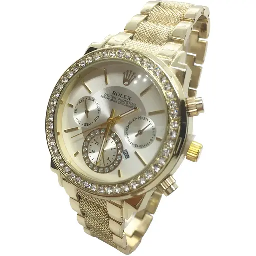 Часы наручные женские Clockhouse Rolex Золотистый (IBW490YO)