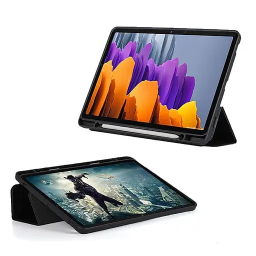 Чохол SlimTPU with holder для Xiaomi Mipad 6 Чорний - фото 4