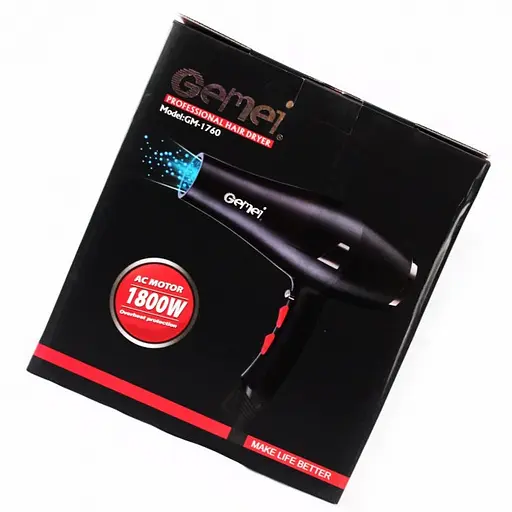 Фен професійний Gemei Gm-1760 - фото 4
