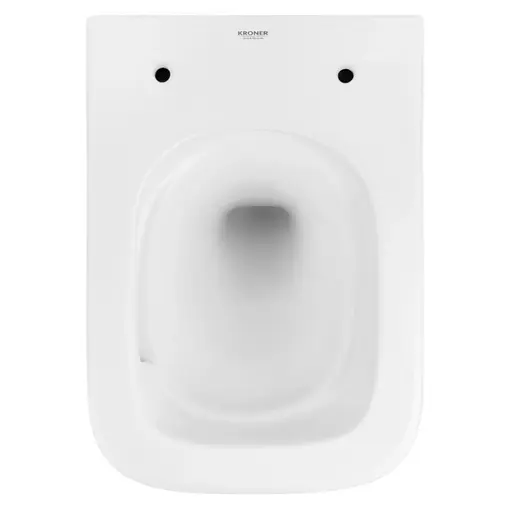 Унитаз подвесной безобедочный Kroner Eifel WHI493436 TORNADO с сиденьем (CV034923) - фото 6