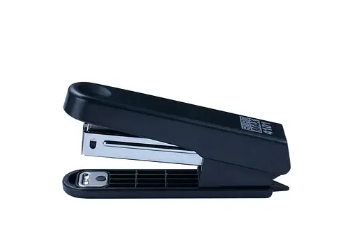 Степлер пластиковый, до 10 листов, скобы №10, Jobmax, черный