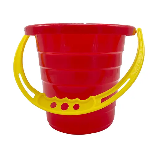 Дитяче відро для пісочниці "Середнє" Bambi S0009(Red) червоний 14 см - фото 1
