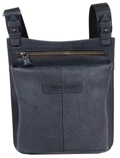 Мужская кожаная сумка Mykhail Ikhtyar 24х26х3 см sum0023017 - фото 1