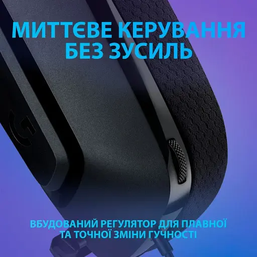 Навушники з мікрофоном Logitech G335 Wired Gaming Black (981-000978) - фото 4