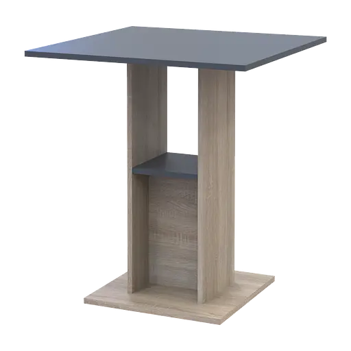 Стіловий стіл Doros Коуд Дуб сонома/Графіт 70х70х74 (41510132) - фото 9
