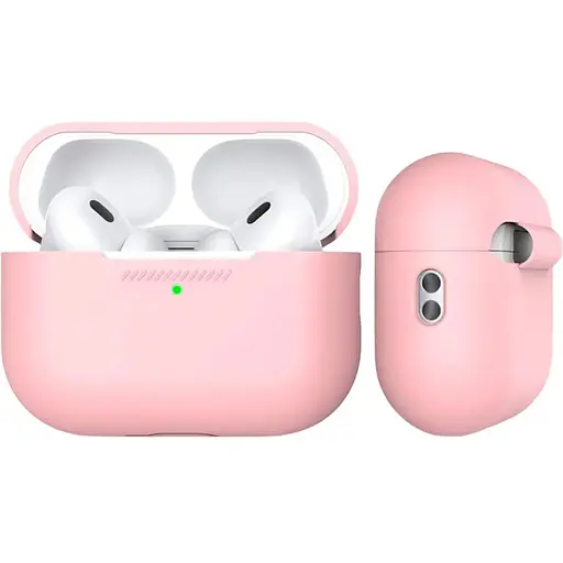 Чехол AhaStyle Colorful Silicone Case для AirPods Pro 2 Pink (CP-187-2-C-PK) [133841] - фото 2