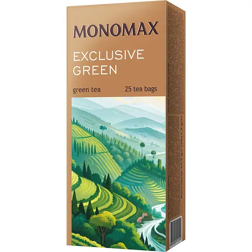 Чай зелений Мономах Exclusive Gun Powder китайський 25х1.5 г