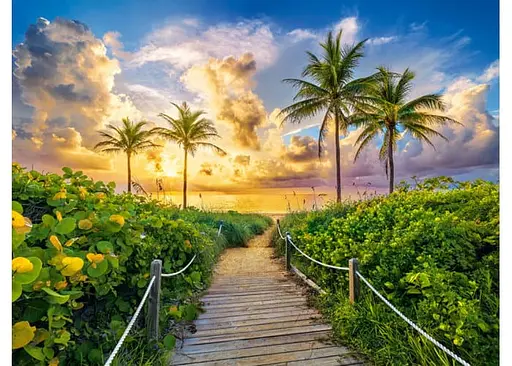 Пазл Castorland Кольоровий схід сонця в Маямі США 3000 ел. (C-300617) - фото 2