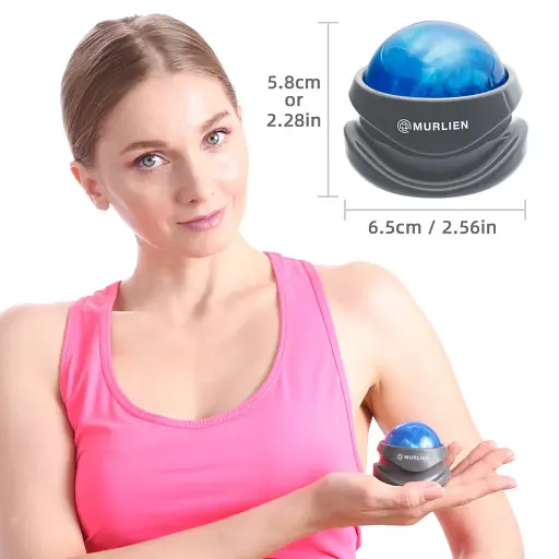 Массажный роликовый шарик MURLIEN для снятия напряжения и боли в мышцах - фото 5
