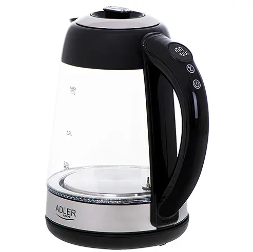 Стеклянный чайник 1.7 л с регулятором температуры Adler AD 1285 - фото 6