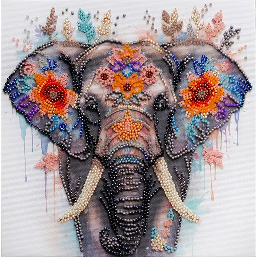 Набір-міді для вишивання бісером "Таємниці сходу" AMB-116 на натуральному полотні - фото 4