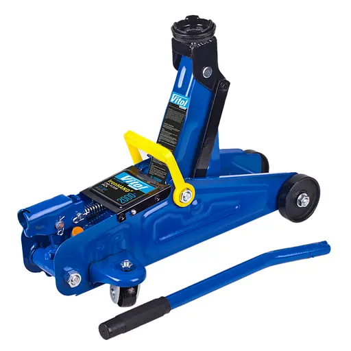 Домкрат гідравлічний підкатний Iron Hand 2 т 125-300 мм 6.3 кг в коробці (IH-125300DP) - фото 3