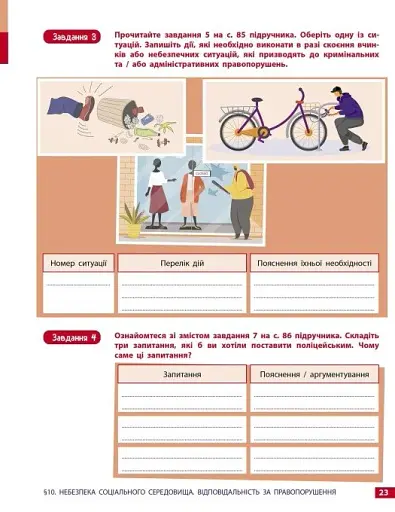 Здоров'я, безпека та добробут. 8 клас. Робочий зошит до підручника Олени Шиян - фото 8