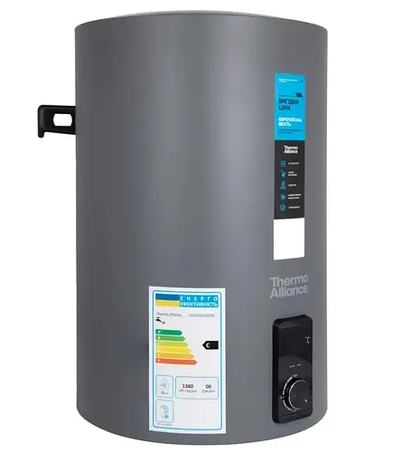 Водонагреватель электрический Thermo Alliance, 2 кВт, сухой ТЭН, 50 вертикальный, цилиндрический, серый (D50V20J2(D)KG) - фото 2