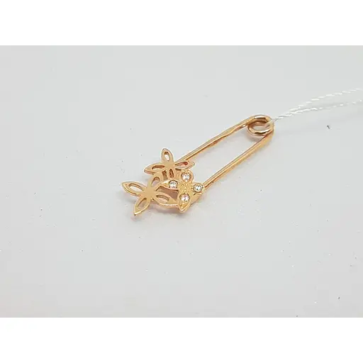 Золота брошка Імперія золота з фіанітами. БШ127И - фото 2