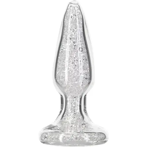 Скляна анальна пробка Pillow Talk Fancy Luxurious Glass Anal Plug