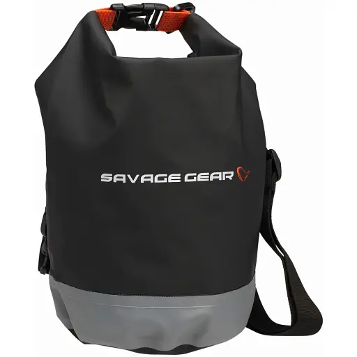Гермосумка Savage Gear Waterproof Rollup Bag 5 Black/grey - фото 1