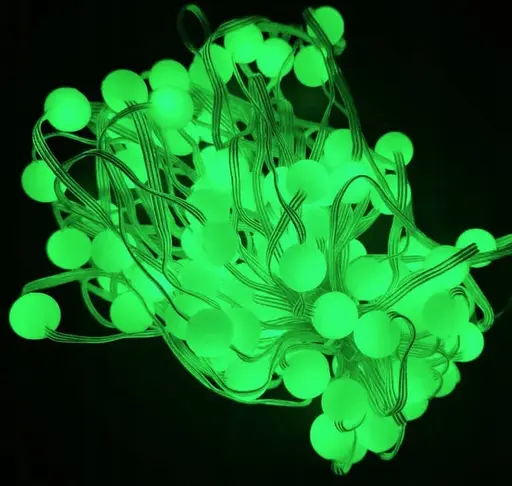 Розумна світлодіодна музична гірлянда 100LED, 10 м, кольорові RGB кульки з USB живленням та дистанційним - фото 10