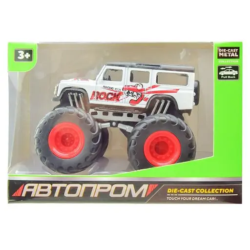Дитяча металева машинка АвтоПром 7405 масштаб 1:50 Білий