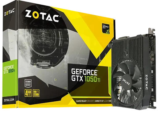 Видеокарта GeForce GTX 1050 Ti 4GB Zotac Mini (ZT-P10510A-10L) Б/У - фото 1