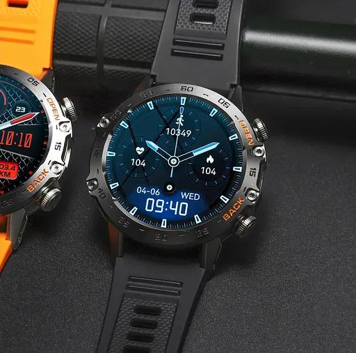 Годинник Smart Delta K52 Black Rubber, 2 ремінця - фото 6