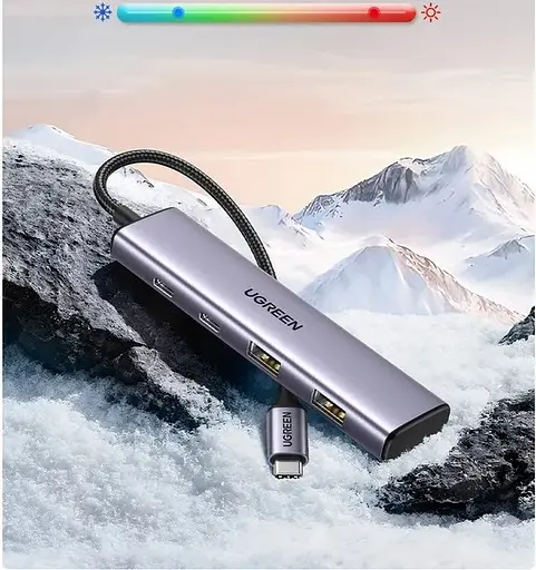 Хаб разветвитель адаптер Ugreen 4-Port Usb-C Hub на 4 выхода UGR-15395 - фото 4