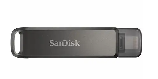 Двойная флешка SanDisk iXpand Luxe 128Gb Type-C и Lightning коннекторы - фото 2