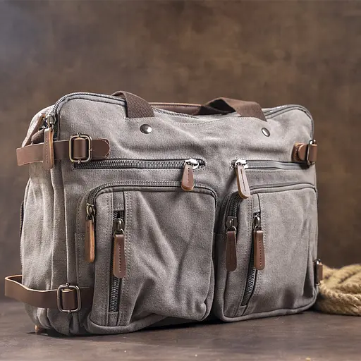 Текстильная сумка Vintage 43х35х12 см sum0012218 - фото 6