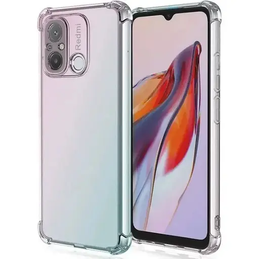 TPU чохол Getman Ease logo посилені кути Full Camera для Xiaomi Redmi 12C Безбарвний (прозорий) - фото 1