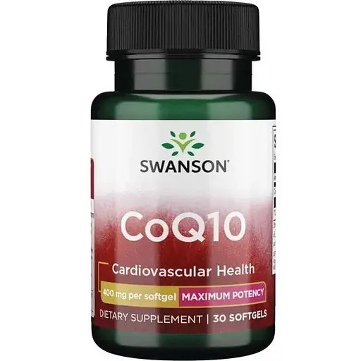 Натуральная добавка Swanson CoQ10 400 mg Maximum Potency, 30 капсул