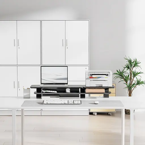 Подставка для монитора OfficePro MR260B Wood Black [143278] - фото 7