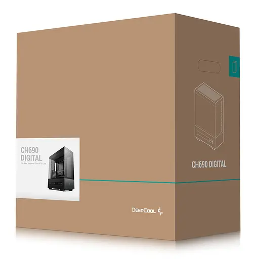 Корпус Deepcool CH690 Digital Black без блока питания (R-CH690-BKNNA0D-G-1) - фото 6