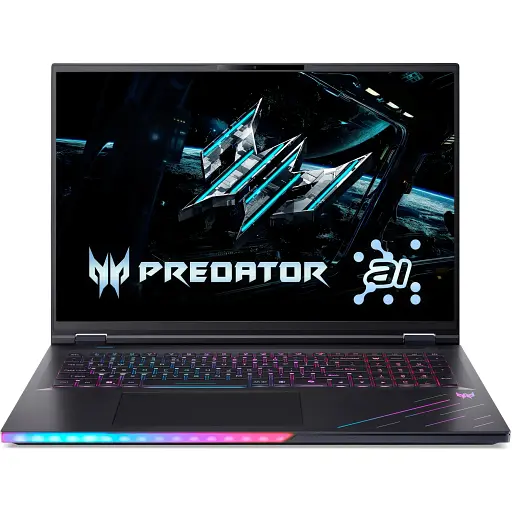 Ноутбук Acer Predator Helios 18 PH18-73 18" WQUXGA IPS Intel U9-275HX 64GB F2TB NVD5090-24 Lin чорний - фото 1