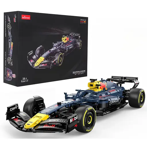Конструктор Red Bull F1 RB19 1:8 синій RASTAR 2509 шт