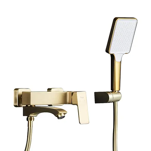 Змішувач для ванни поворотний вилив золото Frap F3276-3 Золотий - фото 1