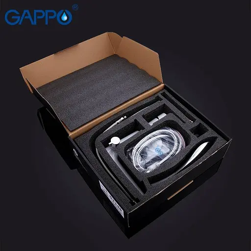 Смеситель на борт ванны врезной 3 элемента белый/хром Gappo Noar 1/3 G1148 Белый - фото 4