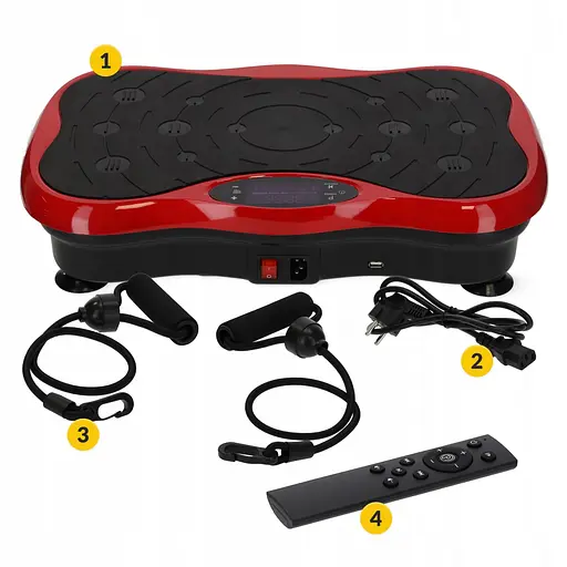 Віброплатформа для тренувань 4FIZJO Ultra+ з пультом та еспандерами 4FJ0593 (P-5905973401531) - фото 13