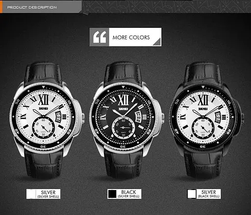 Наручные часы Skmei 1135 Черные - фото 2