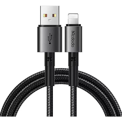 Кабель Mcdodo Prism Series Lightning Data Cable 1,8 м CA-3581 Черный - фото 1